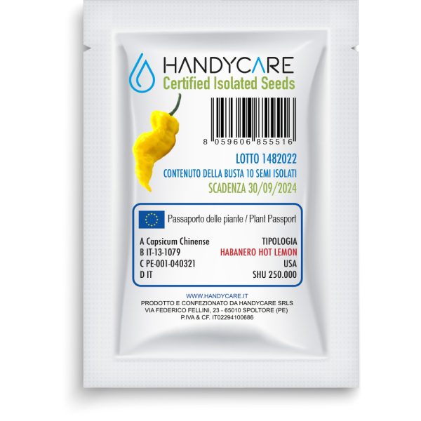 SEMI ISOLATI PEPERONCINO HABANERO HOT LEMON - immagine 2