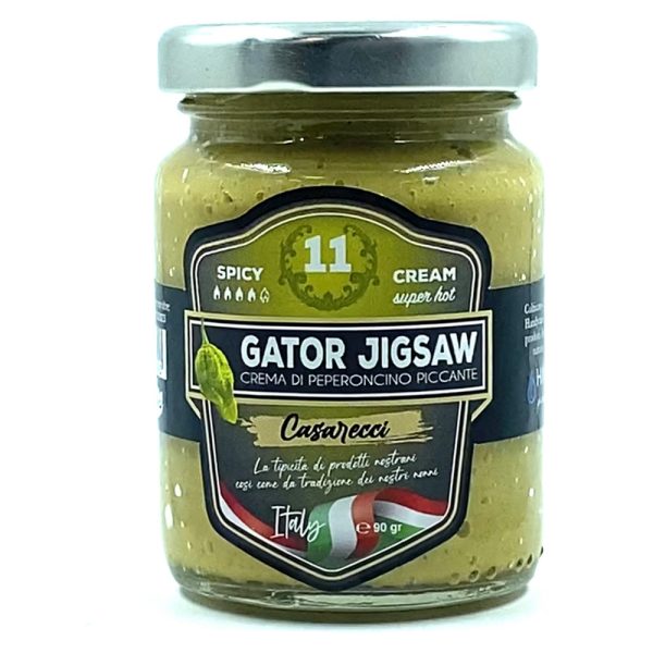 CREMA SALSA DI PEPERONCINO PICCANTE GATOR JIGSAW MUSTARD 90 Gr
