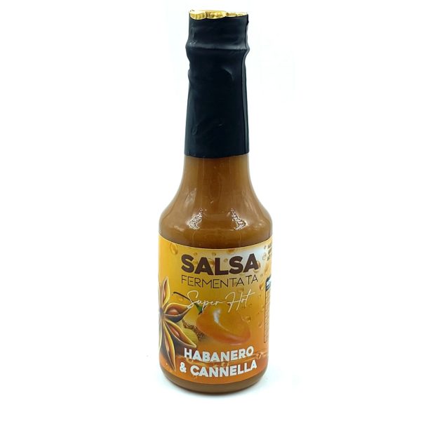 SALSA FERMENTATA CON PEPERONCINO HABANERO E CANNELLA