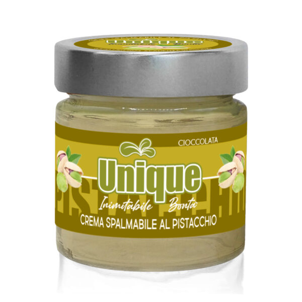 CIOCCOLATO SPALMABILE PICCANTE AL PISTACCHIO UNIQUE