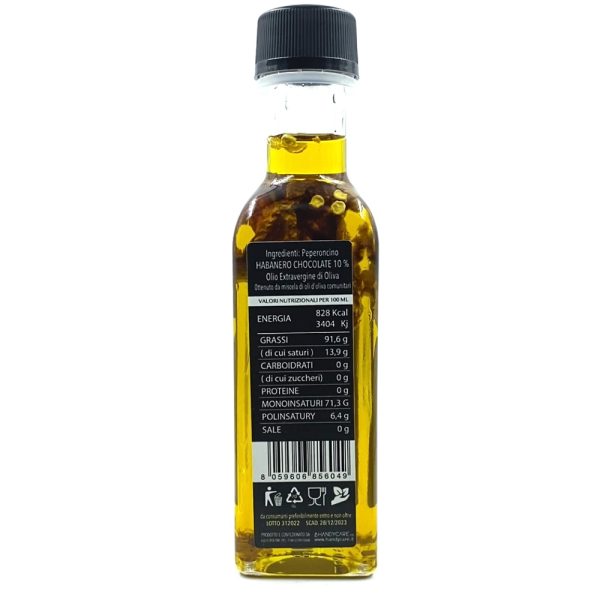 OLIO PICCANTE CONDIMENTO AL PEPERONCINO HABANERO CHOCOLATE - immagine 3