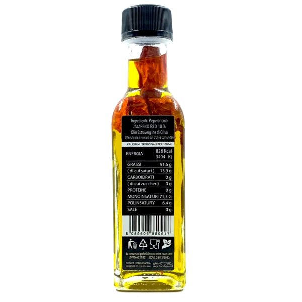 OLIO PICCANTE CONDIMENTO AL PEPERONCINO JALAPENO RED - immagine 3