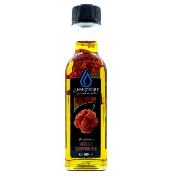 OLIO PICCANTE CONDIMENTO AL PEPERONCINO MORUGA SCORPION RED - immagine 2