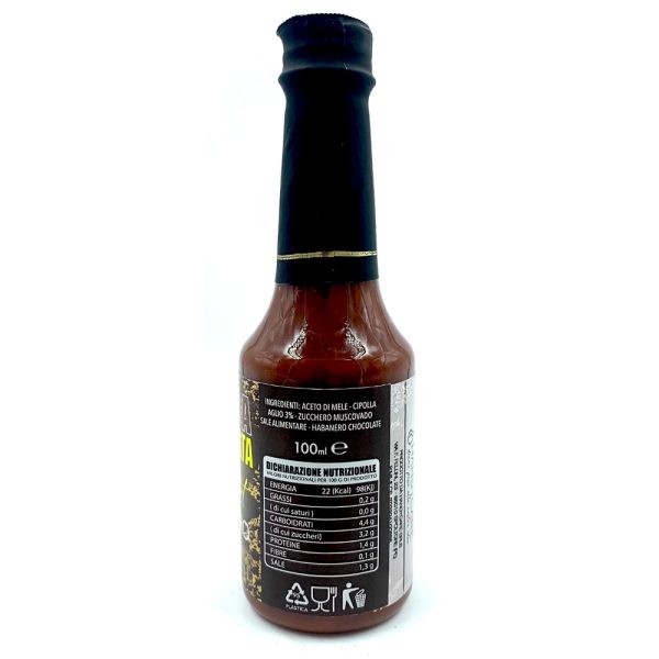 SALSA FERMENTATA CON PEPERONCINO HABANERO CHOCOLATE - immagine 3
