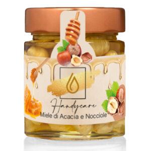 MIELE DI ACACIA E NOCCIOLE TOSTATE