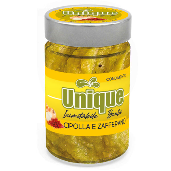 SALSA AGRODOLCE SPALMABILE DI CIPOLLA E ZAFFERANO