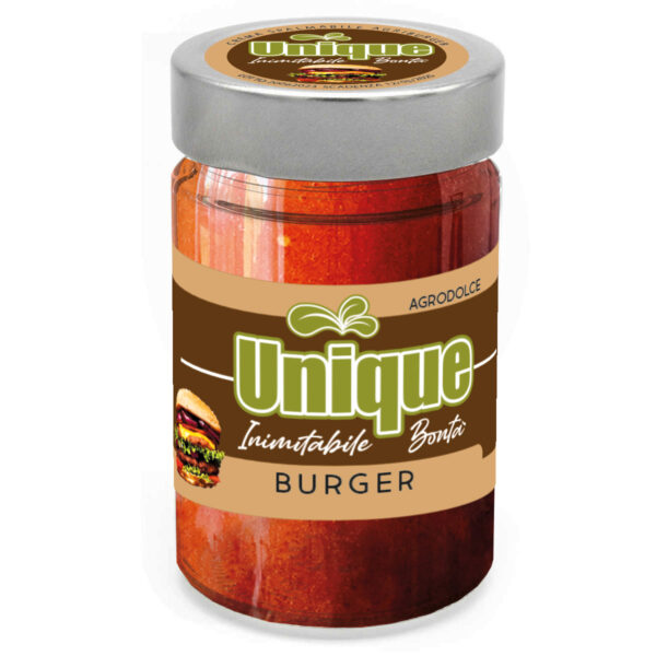 SALSA SPALMABILE IN AGRODOLCE AL BURGER